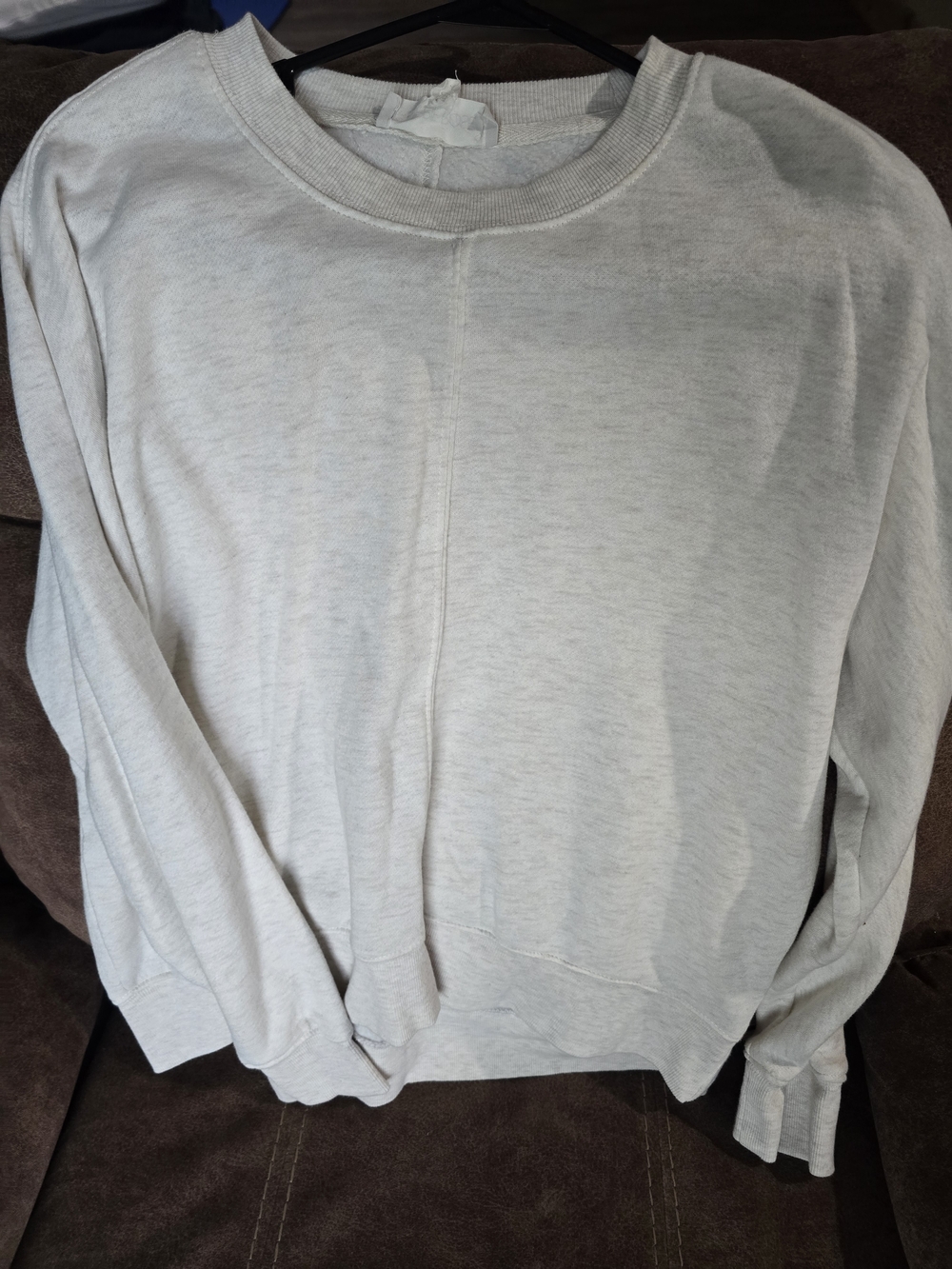 Hippie Rose Light Gray Crewneck Sweatshirt